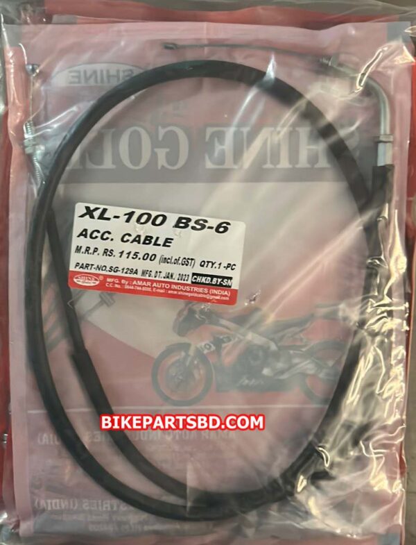 TVS XL 100 I-Touch Throttle Cable